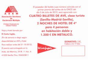 Papeleta rifa 2012 ASEM Papeleta rifa 2012 ASEM