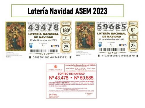 Lotería Navidad ASEM 2023