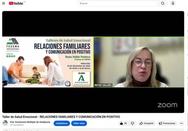 Taller de Salud Emocional: “Relaciones familiares y comunicación en positivo”