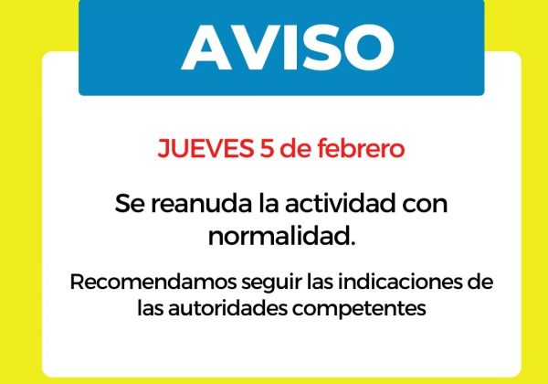 ABRIMOS – JUEVES 5 de febrero