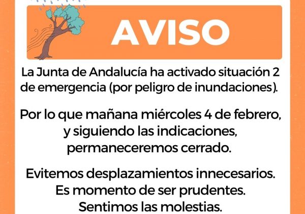 CERRAMOS MIÉRCOLES 4 DE FEBRERO