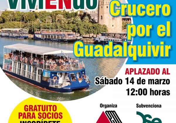 APLAZADO el Crucero por el Guadalquivir