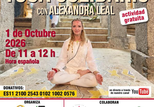 YOGA SOLIDARIO – 1 DE OCTUBRE