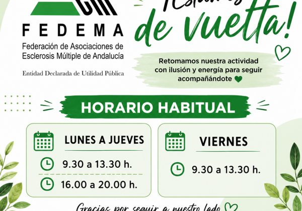 ¡Estamos de vuelta!
